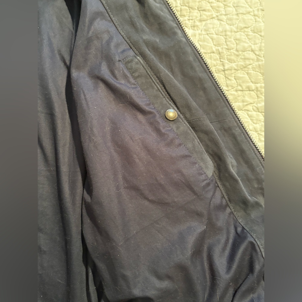 Polo Ralph Lauren Navy Blue Suede Jacket - Picture 8 of 16
